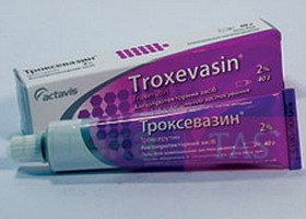 Мазь Троксевазин при лечении геморроя