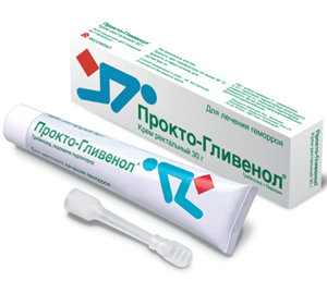 Proktoglivenol ointment will help to get rid of hemorrhoids